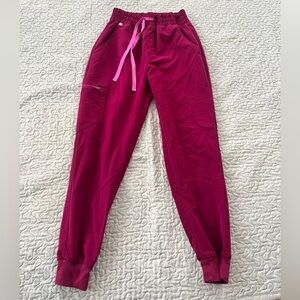 Figs Fuchsia Jogger Pants